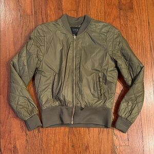 Women's Olive Bomber Jacket